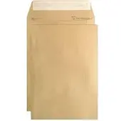 Clairefontaine Versandtaschen 5744C, braun, B5, ohne Fenster, haftklebend, Kraftpapier, 50 Stück