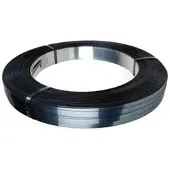 LINDER EXCLUSIV Linder Umreifungsband Stahlband, 16mm, gebläut & gewachst, 800m, Packenwicklung, Rolle