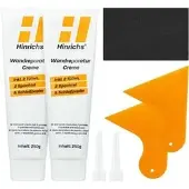 Hinrichs Spachtelmasse Fertigspachtel, Set, weiß, für Wände, Innenbereich, 500g