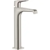 Hansgrohe Waschtisch-Einhebelmischer 250 Axor Citterio E A 163mm, m HG, unver Abl., Edelstahl-Optik