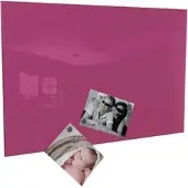 Colours-Manufaktur Magnettafel RAL 4010, 80 x 50 cm, beidseitig beschichtet, pink glänzend