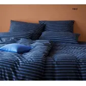 Elegante Soft-Flanell Bettwäsche Inverness - 155x220 cm + 40x80 cmnavy