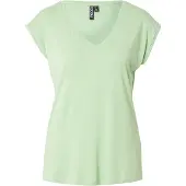 Pieces Kamala Kurzarm-t-shirt Mit V-ausschnitt
