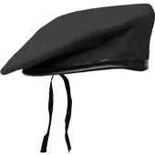 Mil-Tec Barett Typ BW schwarz, Größe 56