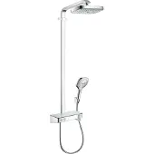 Hansgrohe Showerpipe Raindance Select Chrom mit ShowerTablet Kopfbrause Raindance E Air 2jet 300