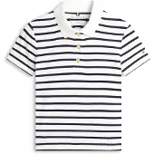 Tommy Hilfiger Damen Tops & T-Shirts Gold Button Slim - Multi - Größe L