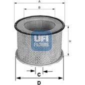 Ufi Luftfilter 27.C68.00