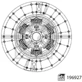 FEBI BILSTEIN Kupplungsscheibe 196927