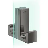 Hansgrohe AXOR Universal Rectangular Duschtürgriff, 6-12mm Glasdicke, Metall, 42639
