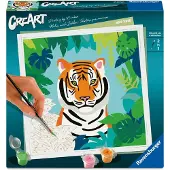 Ravensburger CreArt - Malen nach Zahlen - Wilder Tiger