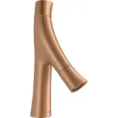 Hansgrohe Zwei-Griff-Waschtischarmatur 80 Axor Starck Organic A 116mm, unver Abl.garn, brush. bron
