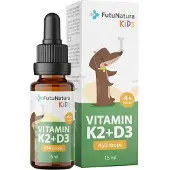 FutuNatura Vitamin K2 + D3 Tropfen für Kinder 15 ml zum Einnehmen