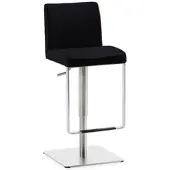 Mayer Barstuhl Sitzmöbel 1260EL 40 x 45 x 87 cm Edelstahl schwarz