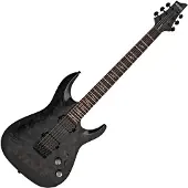 Schecter Omen Elite-6 See Thru Black Gear4music Exklusiv