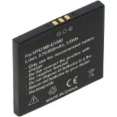 AccuCell Akku passend für Hyundai MB-D1000, Li-ion, 3,7V, 500mAh, 1,8Wh