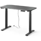 Vicco höhenverstellbarer elektrischer Schreibtisch Elevate Schwarz/Anthrazit 120 x 60 cm 2 Motoren, Model 58662