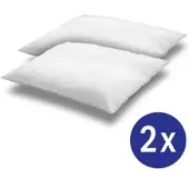 CloudComfort 2 x Basic Mikrofaser Kopfkissen 80 x 80 cm