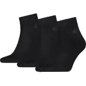 Calvin Klein Kurzsocken "CK MEN QUARTER" 3 Paar, Rippenbündchen, Cotton-Mix, elastisch