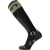 UYN Skisocken One Merino Herren Black/Lime-Schuhgröße 35 - 38