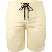 Yeaz Badeshorts "Badeshorts DAZZERS", Herren, Gr. L, US, gelb, Obermaterial: 97% Polyester PES. 3% Elasthan EL., Badehosen Badeshorts