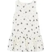 Mayoral Elegantes Kleid 3945 Écru Regular Fit