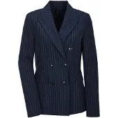 MADELEINE Jackenblazer "Blazer Longblazer mit Nadelstreifen" Doppelt gesetzte Knopfleiste