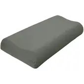 TRAUMSCHLAF Universal Bezug für Nackenstützkissen S-M, Höhe 7-10 cm | anthrazit - grau