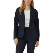 s.Oliver Black Label Jackenblazer mit 1-Knopf-Verschluss und Viskose-Stretch