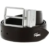 Lacoste Elegance Punch Plain Leather Belt