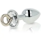 Ohmama - Metall Analplug mit Ring 1 St