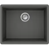 Hansgrohe S53 S530-F500 Einbauspüle 500 mit manueller Ablaufgarnitur, Steingrau