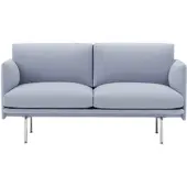 Muuto Outline Studio Sofa 140 cm, vidar 723 / polished aluminium