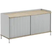 Muuto - Enfold Sideboard 125 x 62 cm, Eiche / grau