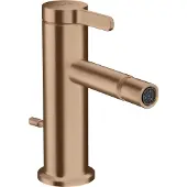 Axor One Einhebel-Bidetmischer mit Zugstangen-Ablaufgarnitur, Ausladung 113 mm, 48210