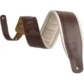 Levys Leathers M26PD-BRN 3" Top Grain Lederriemen Bark Brown auf Cream