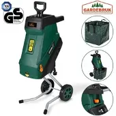 Casaria GARDEBRUK Häcksler mit 50L Sammelbehälter