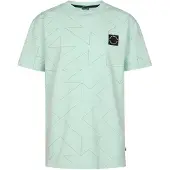 Petrol Industries Allover-Print T-Shirt Luchador in Grün | Gr.: 128