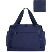 Famanu Reisetasche 29 Liter - Faltbare Sporttasche in Blau