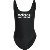 Adidas Badeanzug, einteilig, Rückenteil in U-Form, Damen