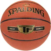 Spalding TF Gold Composite Basketball in orange, Größe 5