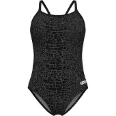 Arena SNAKESKIN Schwimmanzug in schwarz, Größe 34