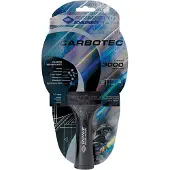Donic Schildkröt Tischtennis-Schläger Donic-Schildkröt Tischtennisschläger CarboTec 3000, 50% Carbon, 2,1 mm Schwamm, Engery QRC - ITTF Belag, konkav, 758220