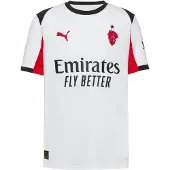 Puma Ac Milan 25/26 Replica Weg Kurzarm-t-shirt Weiß XL Herren Weiß XL