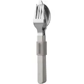 Mepal campinggeschirr - Besteckset Silueta 3-teilig - Nordic white - Campingbesteck