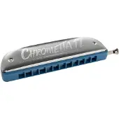 Hohner Chrometta Colour 12 G-Dur Blau