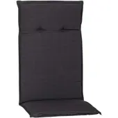 Momax Sesselauflage Genf 2 Dunkelgrau ca. 120x48cm
