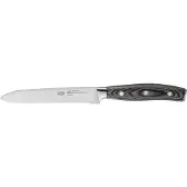Rösle Universalküchenmesser "WOLFGREY, 13 cm, Griff Pakka"