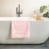 Yoursurprise Besticktes Badetuch - Rosa