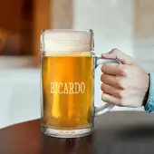 Yoursurprise Bierkrug mit Gravur - 1 Liter