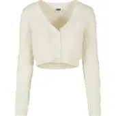 Urban Classics Cropped Feather Strickjacke